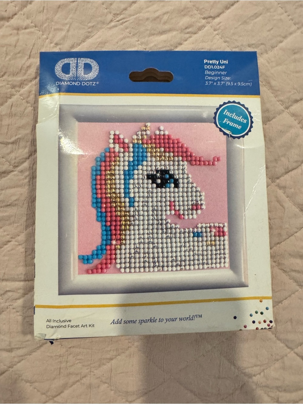 Diamond Supply Co. Kids Unicorn Diamond Art Kit - Pink, Blue, White, Gold